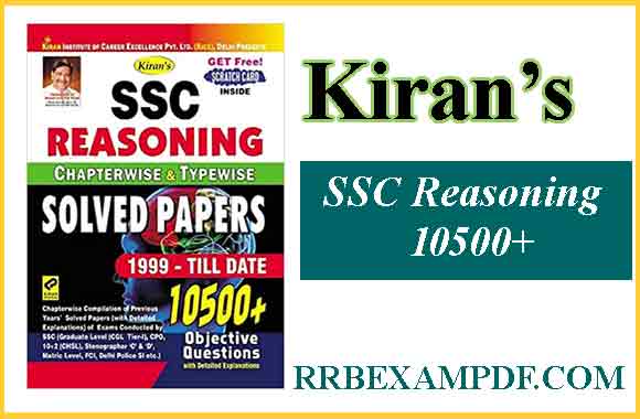 SSC KIRAN REASONING BOOK PDF