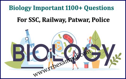 Biology Important 1100+ Questions