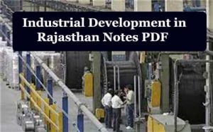 Read more about the article राजस्थान में औद्योगिक विकास Industrial Development in Rajasthan Notes PDF