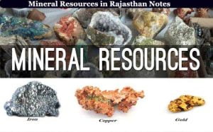 Read more about the article राजस्थान में खनिज संसाधन Mineral Resources in Rajasthan Notes PDF