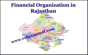 Read more about the article राजस्थान में वित्तीय संगठन Financial Organization in Rajasthan Notes