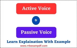 Read more about the article Active voice and Passive Voice