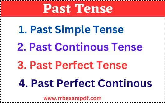 Past Tense with examples