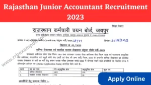 Read more about the article RSMSSB Junior Accountant Recruitment 2023 राजस्थान जूनियर अकाउंटेंट भर्ती का 5190 पदों पर नोटिफिकेशन जारी