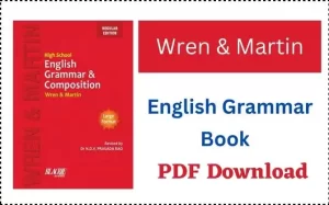 Read more about the article Wren and Martin English grammar book PDF