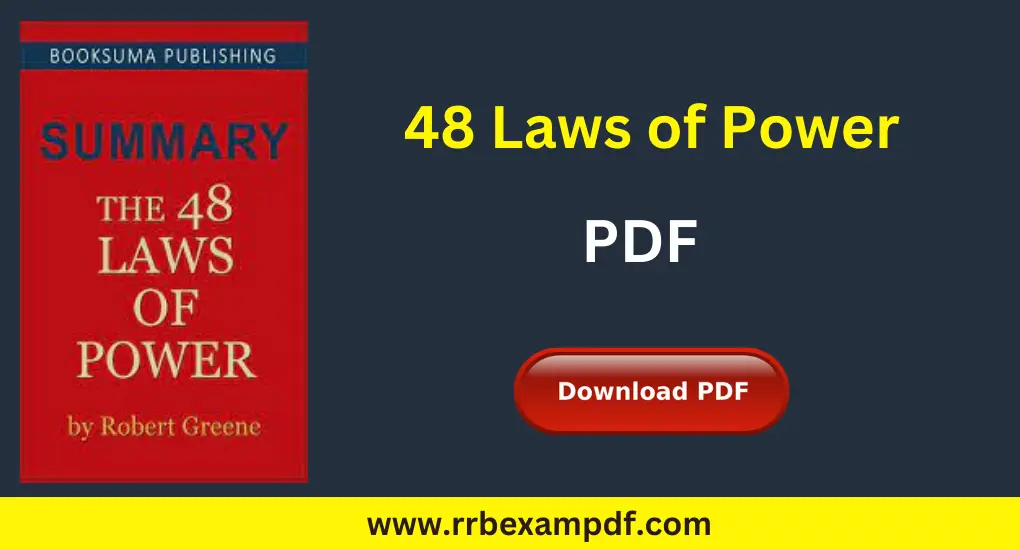 48 Laws of Power pdf download