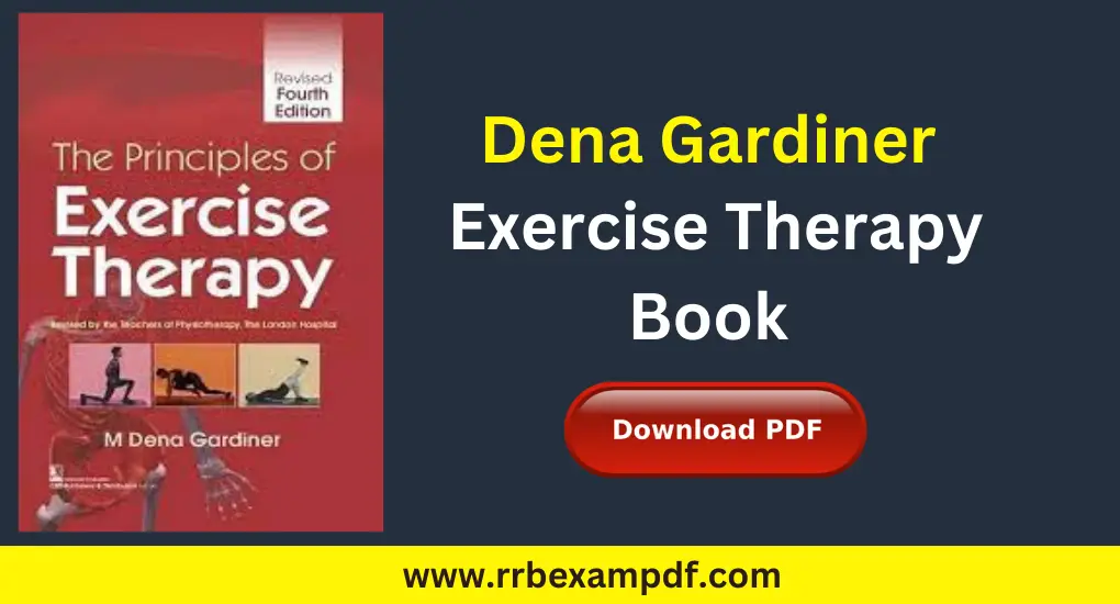 Dena Gardiner Exercise Therapy Book Pdf