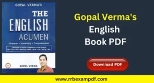 Read more about the article Gopal Verma English Book Pdf