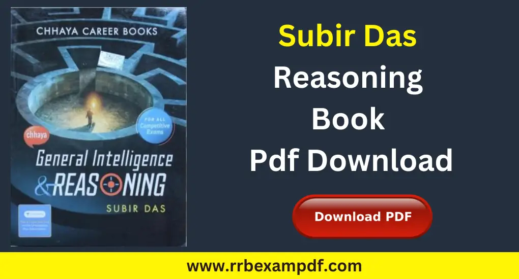 Subir Das Reasoning Book Pdf Download