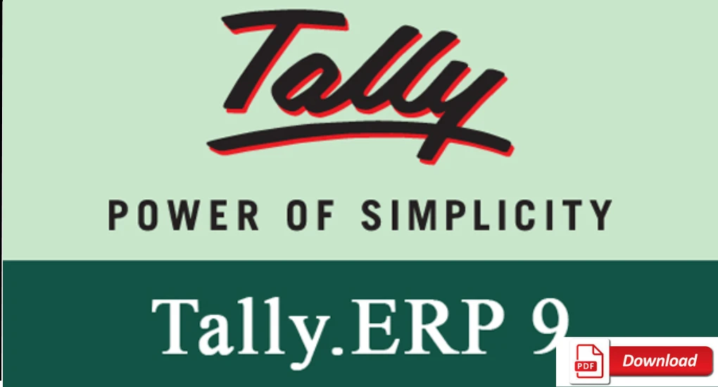 Tally ERP 9 Notes pdf Free Download