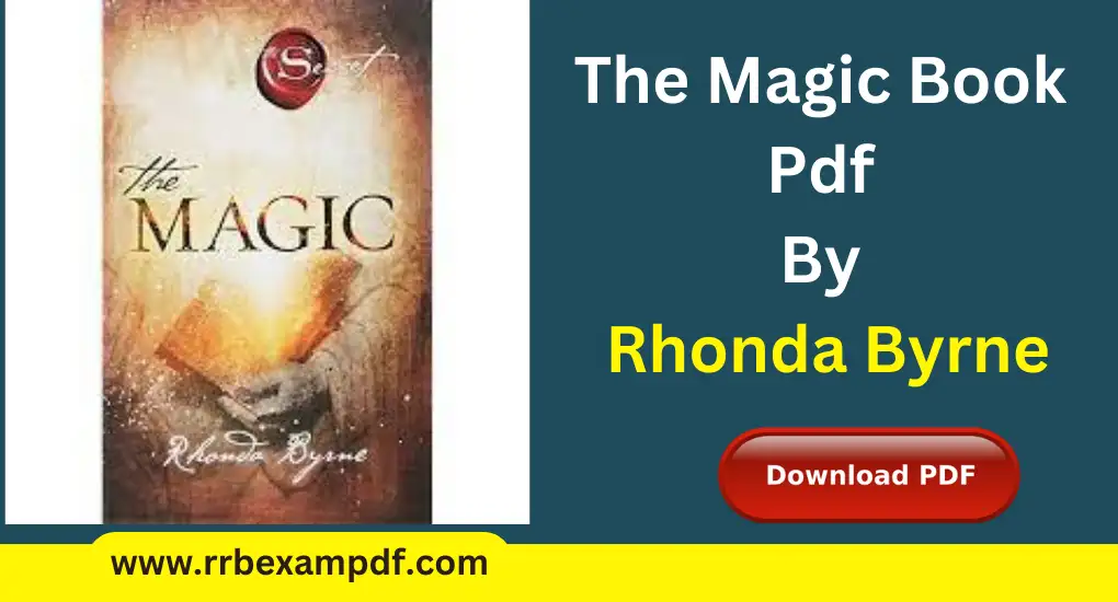 The Magic Rhonda Byrne pdf