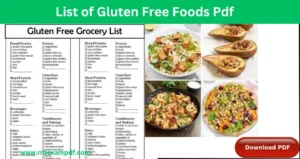 Read more about the article List of Gluten Free Foods Pdf