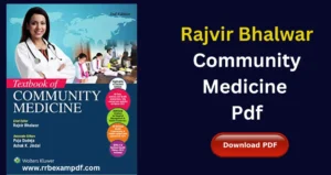 Read more about the article Rajvir Bhalwar Community Medicine Pdf