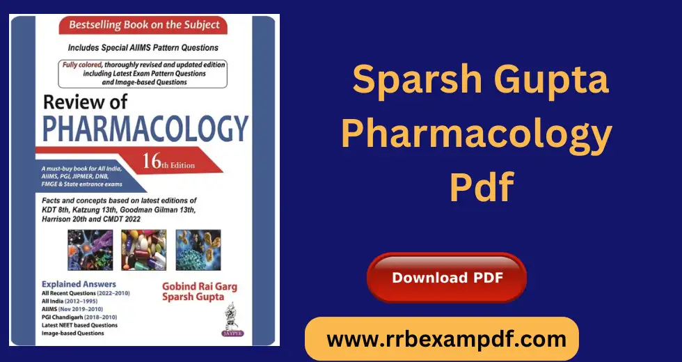 Sparsh Gupta Pharmacology Pdf