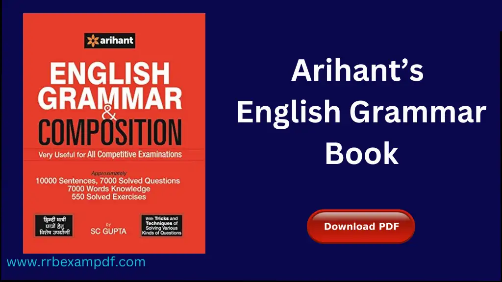 Arihant English Grammar Book Pdf