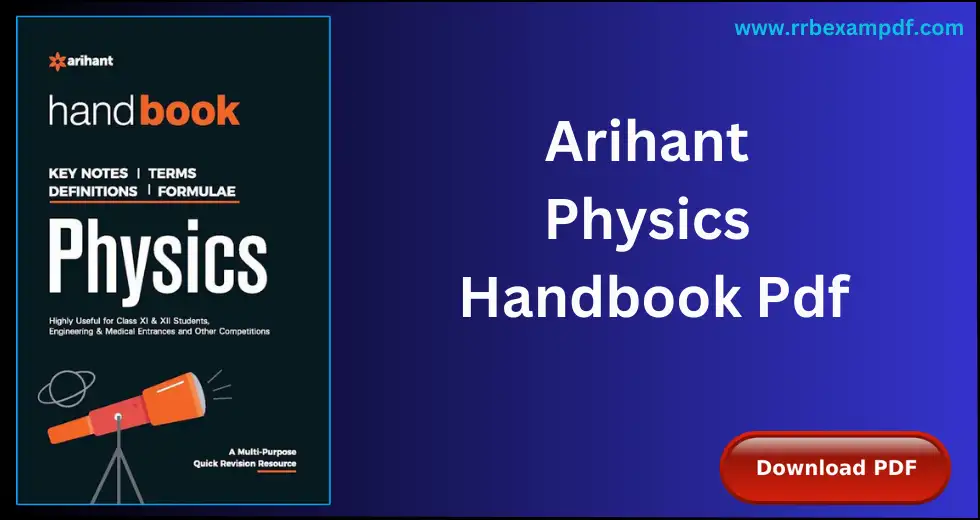 Arihant Physics Handbook Pdf