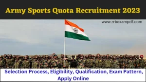 Read more about the article Army Sports Quota Recruitment 2023