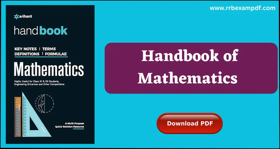 Handbook of Mathematics Arihant Pdf