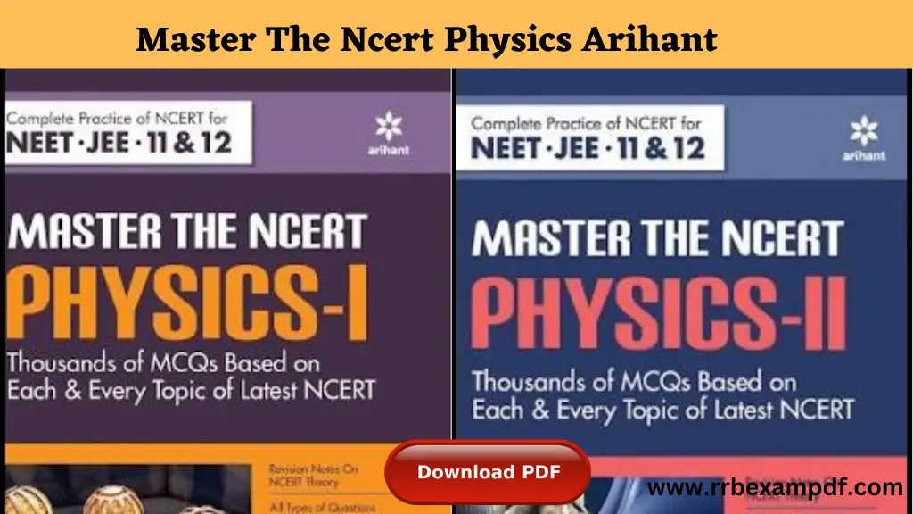Master The Ncert Physics Arihant Pdf