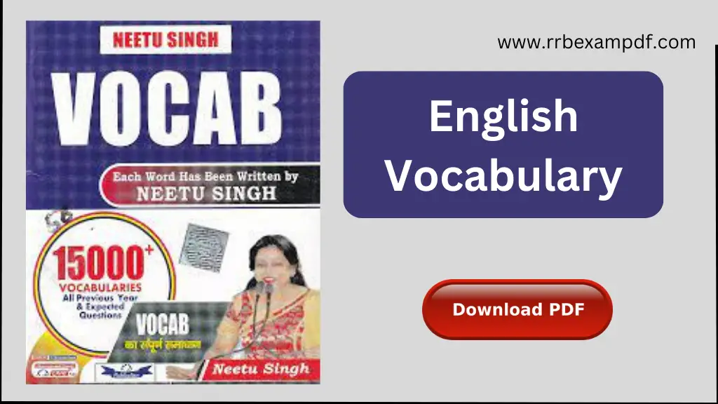 Neetu Singh Vocabulary Book PDF